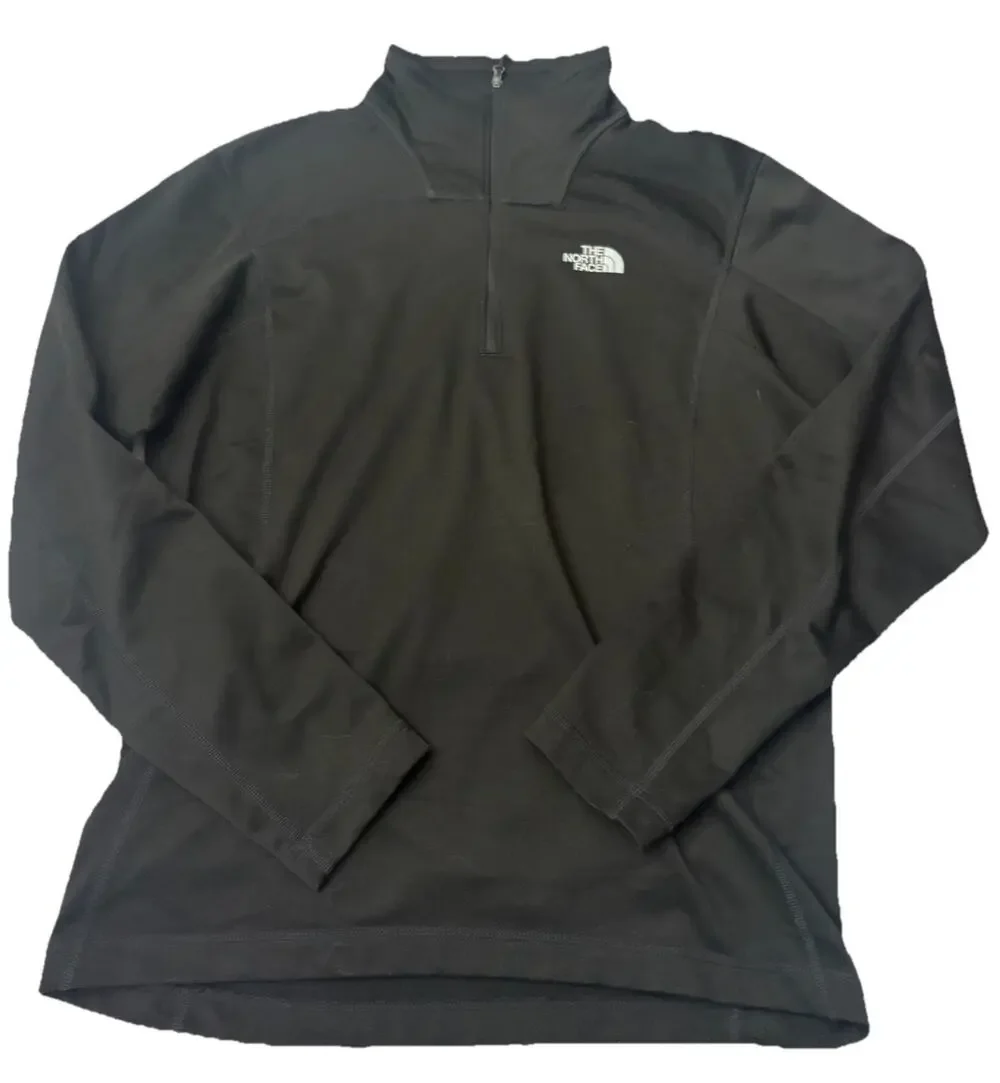 The North Face Half Zip Jacket Men’s S Black Soft Shell Long Sleeve Pullover